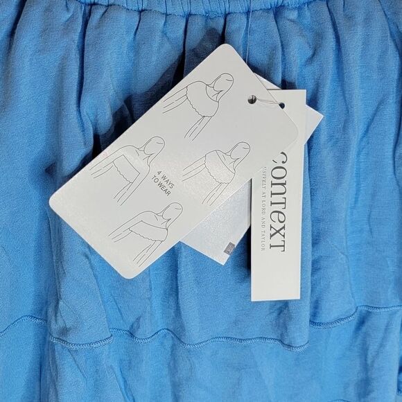 New Context Blue Top Blouse - Picture 4 of 4